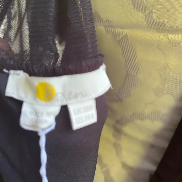 Boden Black Flutter Sleeve Maxi Gown. Size 14R. NWT. - Picture 9 of 11